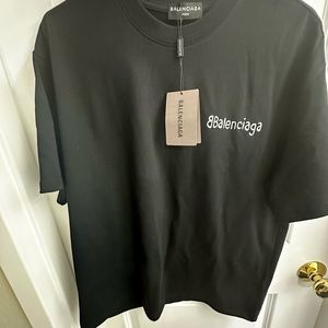 Black M Balenciaga t shirt. New with tags